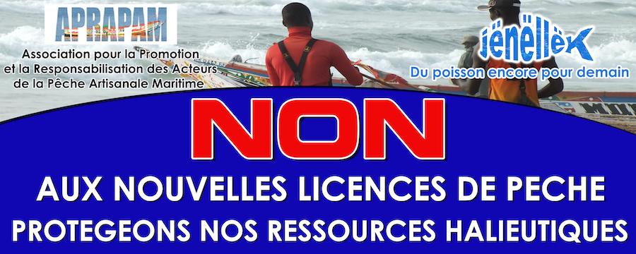 Non aux licences de pêche